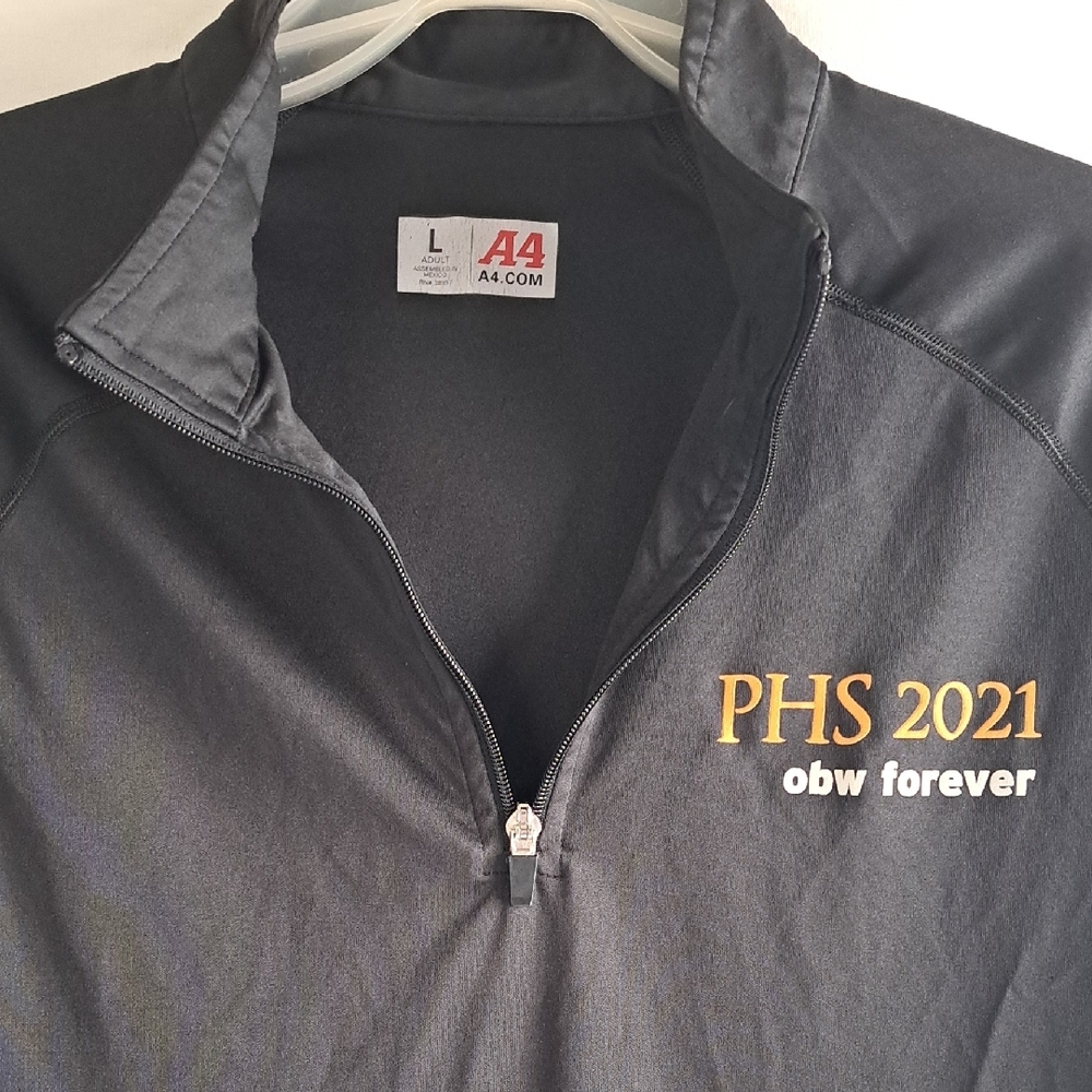A4 Black Quarter-Zip Women's Jersey - Picture 3 of 6